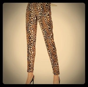 Nwt leopard print ankle pants
